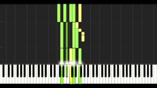 The Bare Necessities  Disney Easy piano tutorial 60 fps [upl. by Argent77]