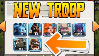 NEW CONFIRMED TROOP  Clash of Clans New Troop  After Update 2016 [upl. by Yesnnyl147]