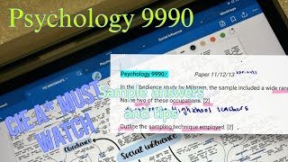 A level Psychology 9990 short revision [upl. by Icyaj]