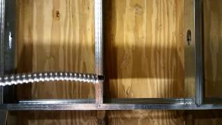 Pushing or Pulling mc cable through metal studs [upl. by Olney]