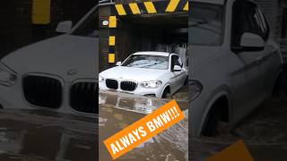 BMW driver is DUMB  X3 in FLOOD Rufford Ford [upl. by Adnahcal]