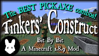 TinkersConstruct 2  Tinkers Combos  Best Pick Axe for early and late game [upl. by Wilhelmine919]