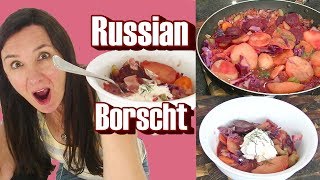 Russian Taste Test Cooking Borscht [upl. by Barrow727]