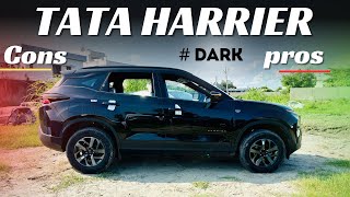 Tata harrier pros and cons  harrier pure plus s dark edition  harrier 2024 [upl. by Tlok]