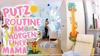 Tägliche PUTZROUTINE einer Mama am MORGEN • Maria Castielle [upl. by Elirpa]