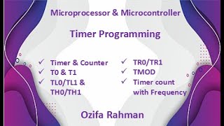 Lec 17  Timer Programming  Chapter 9  Bangla Tutorial [upl. by Airotnahs596]