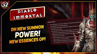 Demon Hunter SUMMON ESSENCES  More BROKEN  Diablo Immortal [upl. by Lemak]