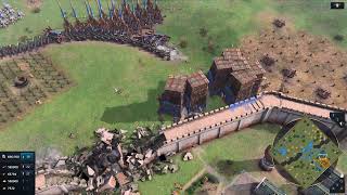 Age of Empires IV 700 Population Limit Mass Battle amp Heavy Siegeweapons [upl. by Aleakcim]