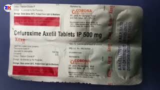 Xoxe Tablet  Cefuroxime Axetil Tablets IP 500mg  Xoxe Tablet Uses Benefits Dosage Review in Hindi [upl. by Kingsley866]