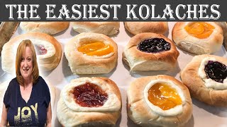 EASY ASSORTED KOLACHES USING FROZEN DINNER ROLLS  Tastes Like the Real Thing [upl. by Beora]