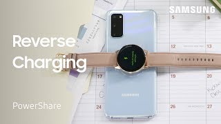 Samsung wireless PowerShare Charge other devices with your phone  Samsung US [upl. by Lietman]