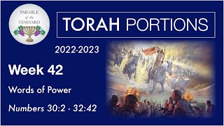 Torah Portions  Week 42  Words of Power  Numbers 3032 [upl. by Procter]