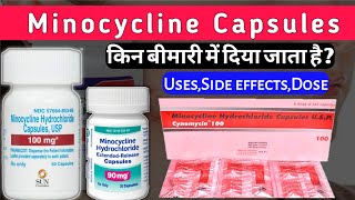 Minocycline Capsule  Cynomycin UsesSide effectsDosePrecautions  Medical jankari [upl. by Barbuto459]