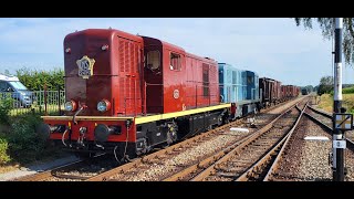 Beekbergen 792024  Dieselloks 2359 und 2412 manövrieren [upl. by Eresed733]