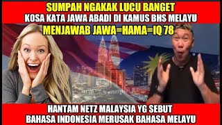 LUCU BANGET  kosakata bahasa jawa abadi di kamus bahasa melayu malaysia [upl. by Gausman]