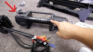 Smittybilt X20 Waterproof Synthetic Winch Install  2018 Toyota Tacoma [upl. by Paderna]