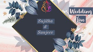 Sujitha amp Sanjeev Wedding Live [upl. by Anilram]