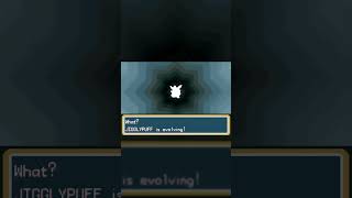 Jigglypuff evolution in Pokemon FireRed and LeafGreen Pokemon Shorts [upl. by Ollayos]