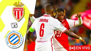 Monaco vs Montpellier en vivo  Ligue 1 Jornada 6 [upl. by Ammamaria]