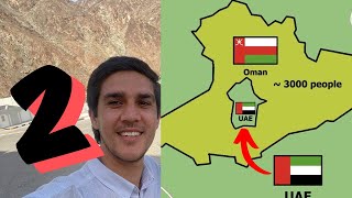 UAE inside Oman inside UAE One of the interesting enclaves 2 nahwa madha uae oman travel vlog [upl. by Odelia]