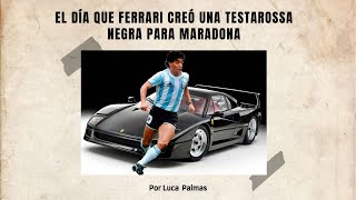 El día que FERRARI creó una TESTAROSSA NEGRA para Maradona Traje sandía loco [upl. by Enimasaj217]