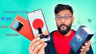 Indias 1st Phone with Powerful Snapdragon 8 Elite  Realme GT 7 Pro [upl. by Hizar]