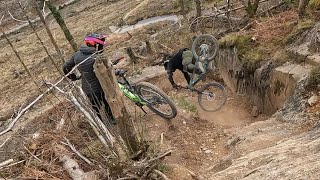 Dyfi bike park triple black [upl. by Riehl148]