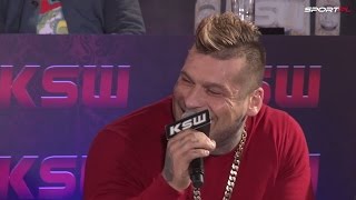 Popek do Pudziana Mariuszku zobaczymy Konferencja KSW 37 [upl. by Ikcin300]