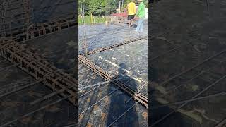 Slab Rebar l Slab Formworks l Slab Preparation l Second Floor Slab l Two Storey House shorts short [upl. by Annohsak]