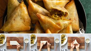 The Best Air Fryer Samosa Recipe Youll Ever Make  SanjanaFeasts [upl. by Morgun]