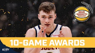 Handing out Denver Nuggets awards through 10 games  DNVR Nuggets Podcast [upl. by Bricker889]