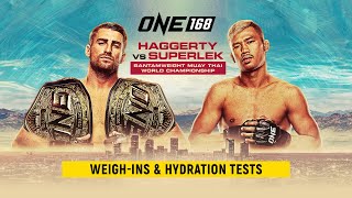 🔴 Live In HD ONE 168 Denver  WeighIns amp Hydration Tests [upl. by Nasah]