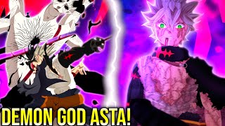 ASTA DESTROYS LUCIFERO DEMON GOD ASTA IS THE STRONGEST  Black Clover Chapter 328 [upl. by Arbuckle546]