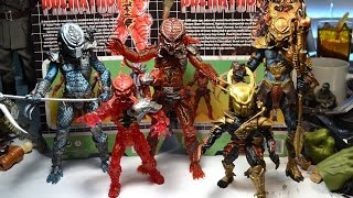 NECA HIVE WARS LAVA PLANET amp NIGHTSTORM PREDATOR FIGURE review Kenner Figures [upl. by Ahtelat798]