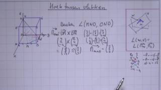 VWO5wisDH89 Hoek tussen vlakken [upl. by Cadell]