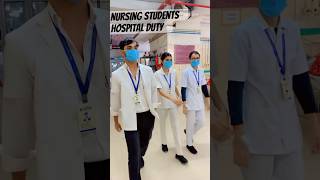 Bsc nursing student hospital duty colllegelife viralvideo youtubeshorts saddamnursingvlog [upl. by Nawyt]