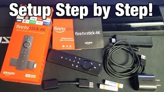 Fire TV Stick 4K How to Setup Step by Step  Tips [upl. by Akirahc]