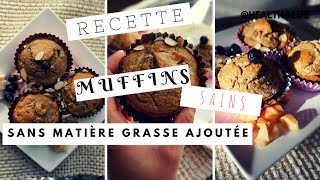 RECETTE MUFFINS SAINS ET ÉQUILIBRÉS [upl. by Aileme]