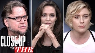 Full Directors Roundtable Angelina Jolie Guillermo del Toro Greta Gerwig  Close Up With THR [upl. by Yadsnil588]