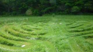 Grass Chartres Labyrinth at Waycross Indiana [upl. by Kryska]