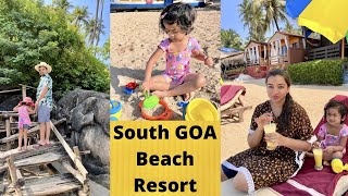 Best BEACH RESORT In SOUTH GOA  Beach Resort In Palolem Beach  South GOA Vlog [upl. by Sadella381]