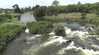 Beautiful Bandama River Tiassale Cote Divoire [upl. by Adohr]