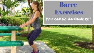 10 Minute Barre Workout  No Equipment Needed [upl. by Gannie]