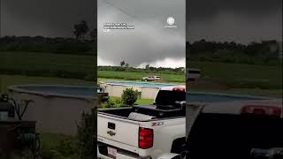 Tornado Forms From Tropical Storm Debby in North Carolina [upl. by Cicely613]