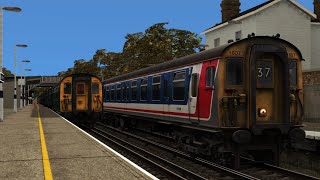 TS2022 2K66 Rainham  London Victoria Class 411 [upl. by Einalam]