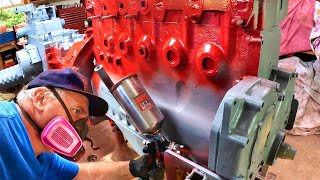 Painting Begins  Farmall 856 Restoration Episode 12 [upl. by Cuthbert841]