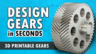 How to Create Gears in Fusion 360 [upl. by Addiego354]