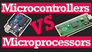 The Differences between Microprocessors and Microcontrollers the basics and familiar examples [upl. by Essyla871]