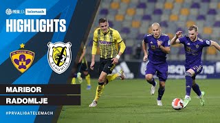 Maribor 10 Kalcer Radomlje  13 krog 202122 PrvaLigaTelemach [upl. by Baoj]