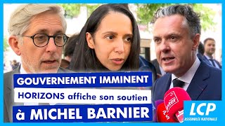 Le groupe Horizons affiche son soutien au Premier ministre Michel Barnier  11092024 [upl. by Octavla]